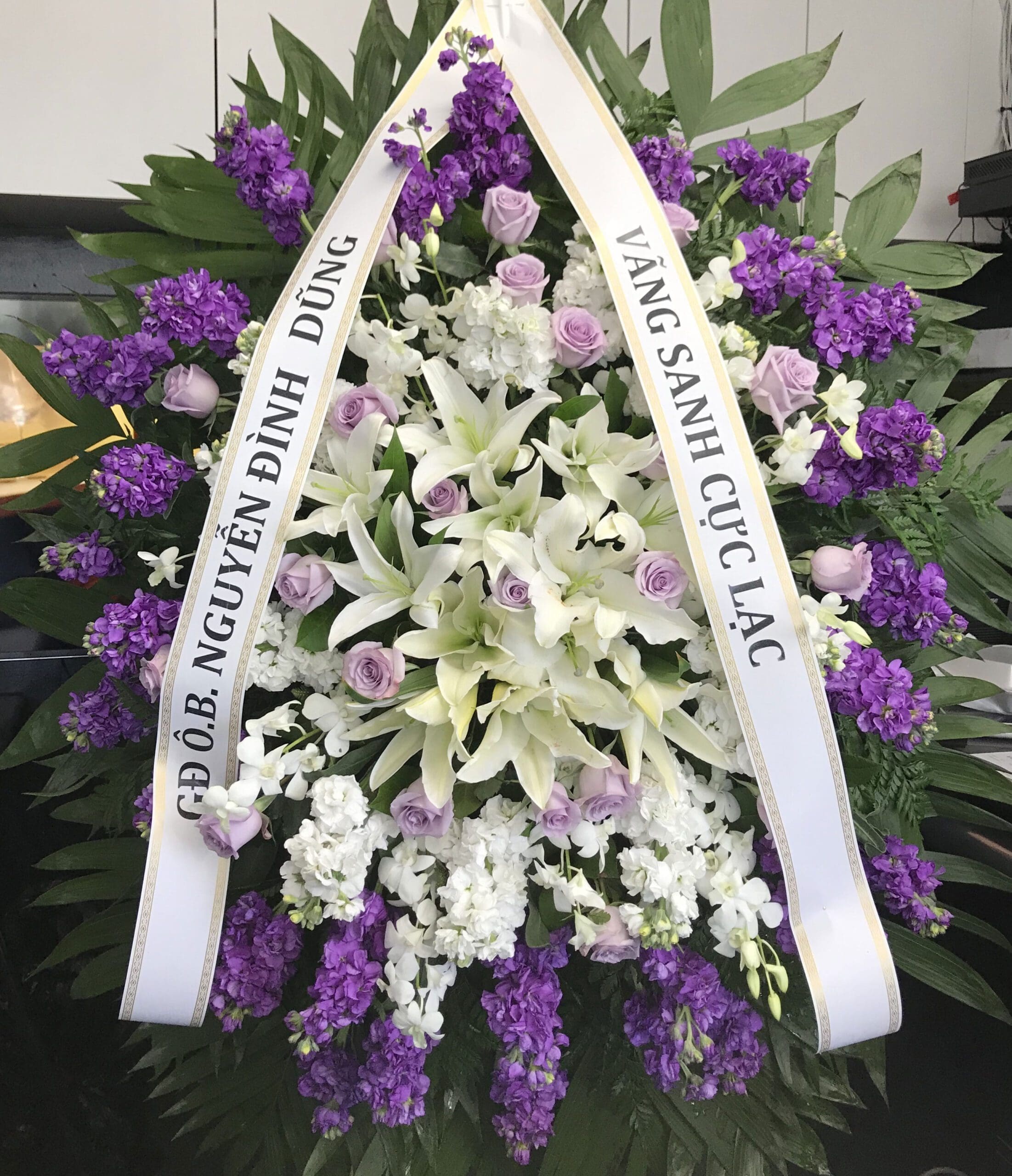 Funeral Arrangment made in Westminster, CA, Orange County, by Bolsa Florist, product is called Moving-Mountains-Funeral
